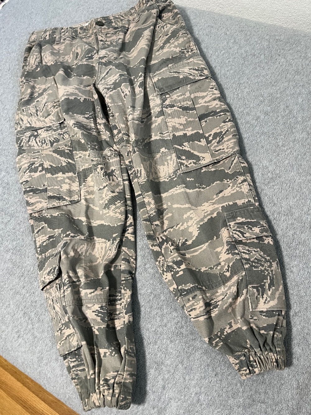 Mens Camo Cargo Jogger Pants Size 30 Military Digital Street